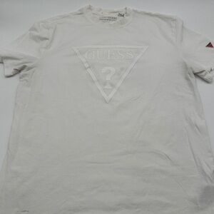 White Guess logo Men’s Tee size medium